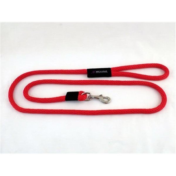 Soft Lines Soft Lines P10608RED Dog Snap Leash 0.37 In. Diameter By 8 Ft. - Red P10608RED